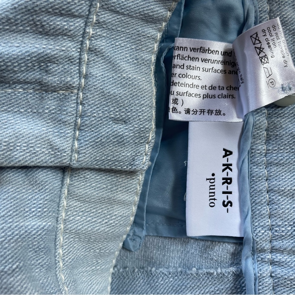 A-K-R-I-S punto wide leg cropped pants - Picture 7 of 8